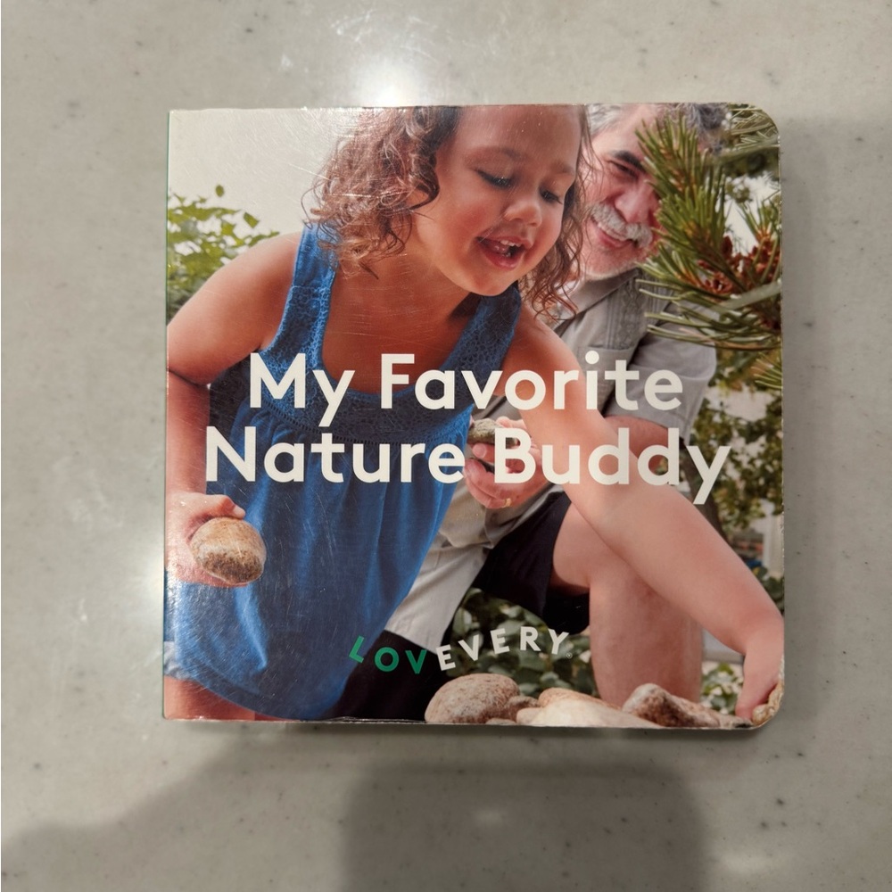 Lovevery My Favorite Nature Buddy Book - Blue